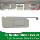 2004-2024 Nissan Titan Sun Visor Right Passenger With Light 96400-EZ70B Generic
