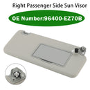 2004-2024 Nissan Titan Sun Visor Right Passenger With Light 96400-EZ70B Generic