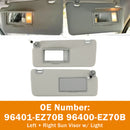 2004-2024 Nissan Titan Sun Visor L+R With Light 96401-EZ70B 96400-EZ70B Generic