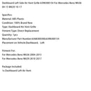 2004-2015 Mercedes-Benz W636 Armaturenbrett Links Lüftungsdüse 6398300154 6368300300 Generic