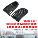 2010-2017 Mercedes-Benz W639 Instrumentbræt Venstre+H Venstre Luftgitter 6368300300 6368300200 Generisk