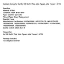 2008-2013 Audi A3 (8P) 1.4 TFSI Katalysator 1K0254200AX 1K0131701FG Generic