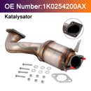 2008-2013 Audi A3 (8P) 1.4 TFSI Katalysator 1K0254200AX 1K0131701FG Generic