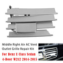 2014-2015 Mercedes Benz E-Class Sedan 4-door W212 Repair kit for center-right air vent (generic)