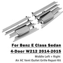 2014-2015 Mercedes Benz E-Klasse Limousine 4-Türer W212 Reparatursatz Lüftungsdüse Mitte L+R Generic