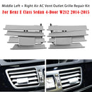 2014-2015 Mercedes Benz E-Klasse Limousine 4-Türer W212 Reparatursatz Lüftungsdüse Mitte L+R Generic