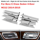 2014-2015 Mercedes Benz E-Klasse Limousine 4-Türer W212 Reparatursatz Lüftungsdüse Mitte L+R Generic