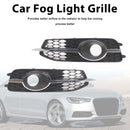2012-2014 Audi A6 C7 S-Line 2 STK Bil foran støtfanger Tåkelys Grille 4G0807681D 4G0807682D Generisk