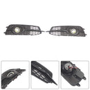 2012-2014 Audi A6 C7 S-Line 2 PCS Amortecedor Dianteiro Luz de Nevoeiro Grade 4G0807681D 4G0807682D Genérico