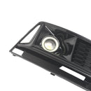 2016-2019 AUDI A4 B9 S-line S4 (8W) 2PCS Black Front Bumper Foglight Grille Grill Generic