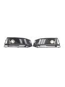2016-2019 AUDI A4 B9 S-line S4 (8W) 2PCS Black Front Bumper Foglight Grille Grill Generic