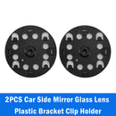 2008-2017 Toyota Sequoia 2pcs Side Mirror Glass Lens Bracket Clip Holder Generic