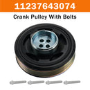 2013-2019 Mini Hatchback (F55) 1.5 Cooper D 1496 Ccm 116 PS Kurbelwellenriemenscheibe mit Schrauben 11237643074 11238584913 Generic