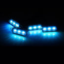 6Pcs Front Grille LED Lighting RGB With APP Controller For SUV off-road vehicles