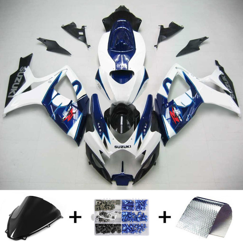 2006-2007 K6 Suzuki GSXR 600/750 injeksjonskinnesett karosseri plast