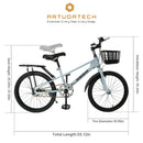 20" Teenager Kinder Fahrrad mit Korb für jungen und Mädchen