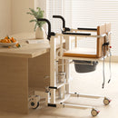 Hydraulinen pyörätuoli, jossa on 180 ° pyörivä istuin ja pöytä, joka on ihanteellinen potilaan hoitoon