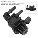 2008-2010 Ford F250 F350 Super Duty Dampfkanister-Spülmagnetventil 911-350