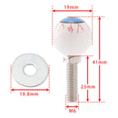 2x Custom Augapfel Kennzeichen Schraube Kunststoff Motorrad Chopper Trike