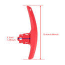 Schaltwippenverlängerung für BMW F-Serie F30 F31 F32 F10 X3 X5 Aluminium Rot