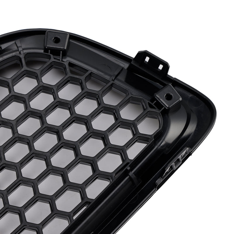 2008-2012 Volvo S40 V50 Gloss Black Front Bumper Honeycomb Grille Grill