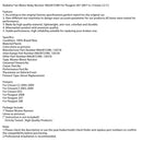 Kühlerlüftermotor Relais Widerstand 9662872380 Für Peugeot 207 Für Citroen C2