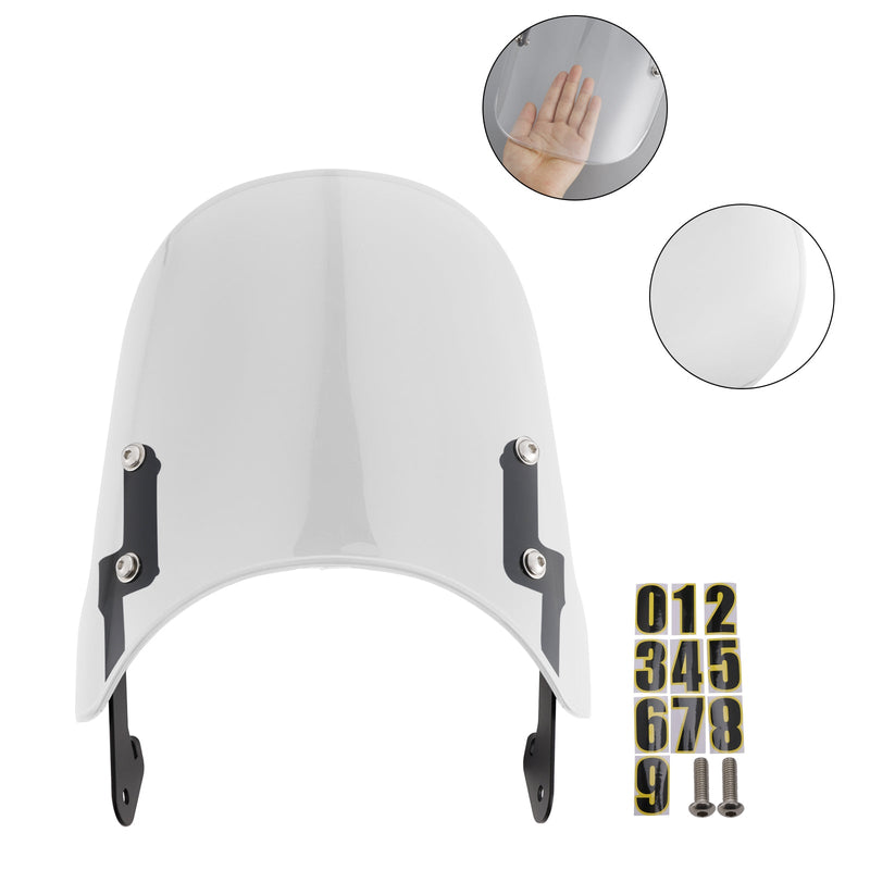 Windschutzscheibe Windschutz fit für YAMAHA XSR 155 2020-2023 XSR 125 2024-2025