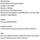 2002–2004 Acura RSX 2.0L-L4 4-teiliges Einspritzdüsen-Umbauset 16450-PNE-G01