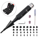 Profesjonelt laservisirsett, flere kaliber, forbedret rød bore sighter