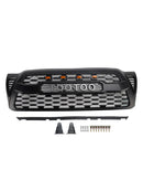 2005–2011 Toyota Tacoma mit LED-Frontstoßstangengrill in Mattschwarz