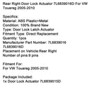 2005-2010 VW Touareg Türschlossverriegelungsaktuator hinten rechts 7L6839016D
