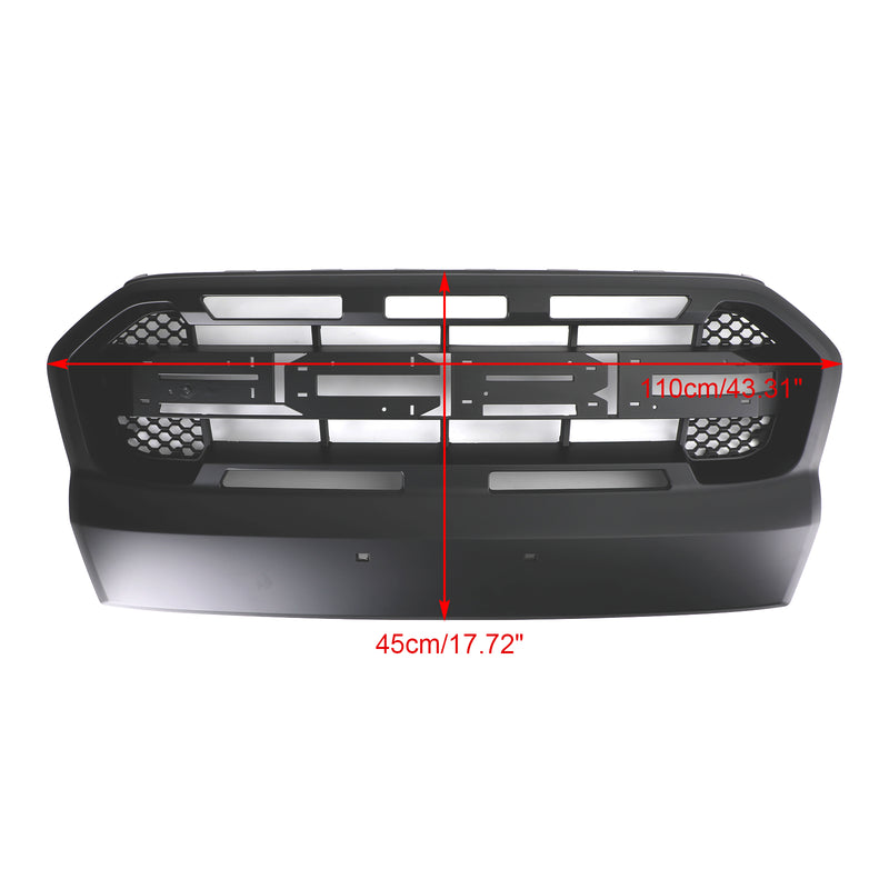 Grill przedniego zderzaka w stylu Ranger Raptor do Forda Rangera 2015-2019 T7 Matt Black