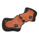 1985–2017 Touring, Softail, Dyna oder Sportster Bikes Paar CNC Hitzeschild Sattelschutz Schwarzbraun