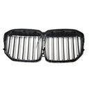2019-2022 Velegnet til BMW X7 G07 dobbelt lamel frontgrill i højglans sort