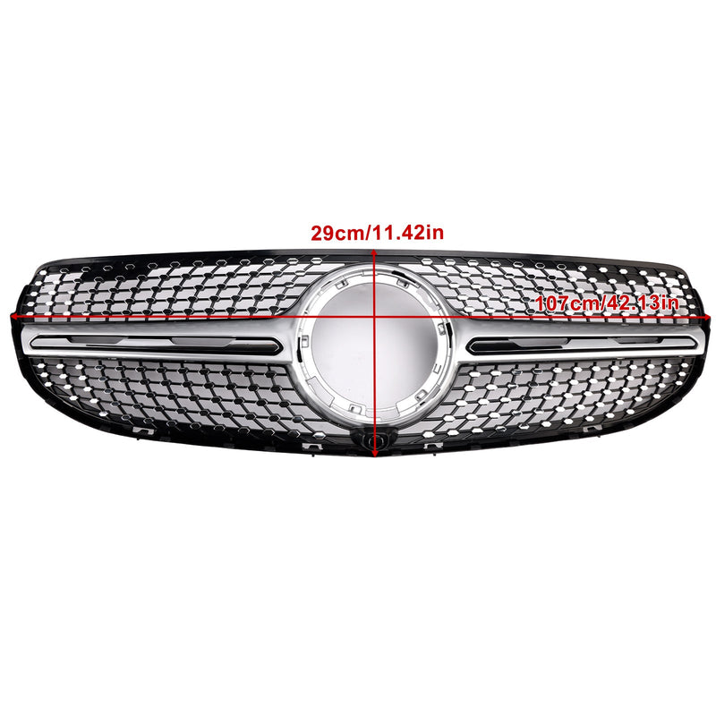 2020–2022 Mercedes-Benz X253 GLC250 GLC300 Diamant-Frontstoßstangengrill