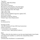 Auto-Innenraum-Fußraum-Atmosphäre RGB-LED-Streifenlichter mit Fernbedienung + APP-Steuerung