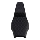 2021-2025 Street Bob 114 Softail Gerippter Komplett-Sitz mit Polsterung für Fahrer und Beifahrer