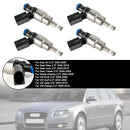 4 Uds inyector de combustible 0261500011 compatible con Audi A4 Avant 8E5 2,0 FSI 02-04 06D906036B