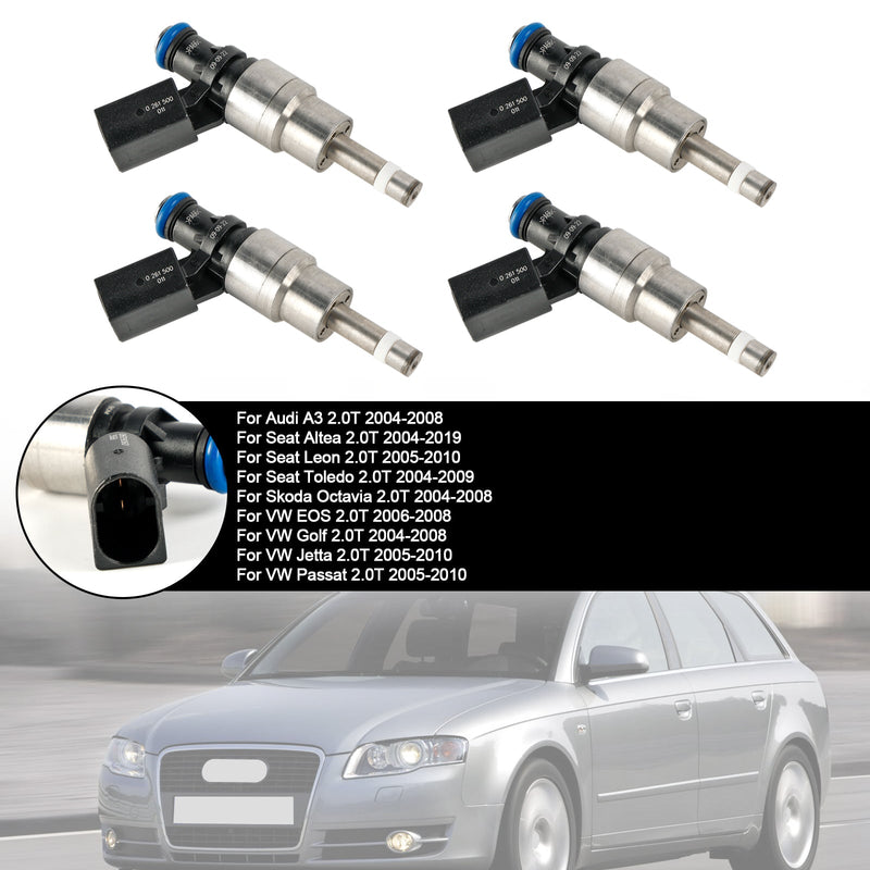 4 STÜCKE Kraftstoffinjektor 0261500011 Fit Audi A4 Avant 8E5 2,0 FSI 02-04 06D906036B