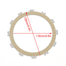 Koblingsfriktionshastighed indstillet til Kawasaki ER650 Z650 EX650 Ninja 650 2017-2024