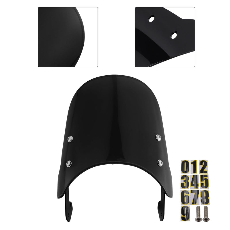 Windschutzscheibe Windschutz fit für YAMAHA XSR 155 2020-2023 XSR 125 2024-2025