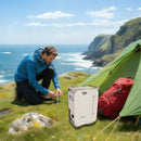 Tragbarer Wassererhitzer für Wohnmobil-Camping, 7800 mAh, 3,3 Stunden Akkulaufzeit, wiederaufladbar, für Camping und Reinigung