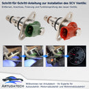 2X Dieselkraftstoffpumpen-Saugregelventil für Corolla RAV4 VAUXHALL und OPEL 096710-0120/30