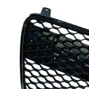 Frontgrill i henycomb-design, egnet for Audi R8 (2007–2012), blank sort