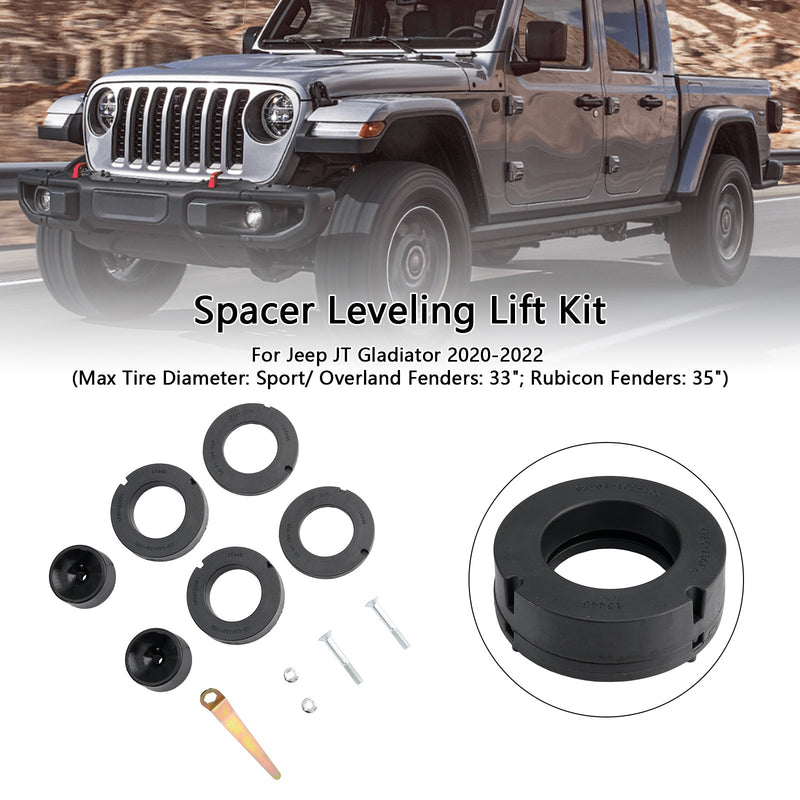 2020–2022 Jeep Gladiator Front 1,5 "" Spacer Roveling Lift Kit 1155300