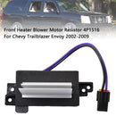 Front Heater Blower Motor Resistor 4P1516 For Chevy Trailblazer Envoy 2002-2009