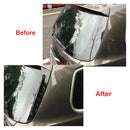 Glanz Schwarz Paar Hinten Fenster Seite Flügel Spoiler Für VW Passat B7 Wagon 11-15