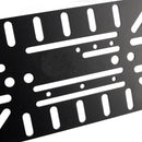 Universeller symmetrischer Seiten-Satteltaschen-Montagehalterungssatz Schwarz für Motorräder