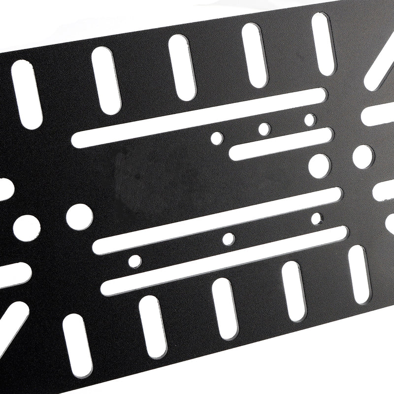 Universeller symmetrischer Seiten-Satteltaschen-Montagehalterungssatz Schwarz für Motorräder