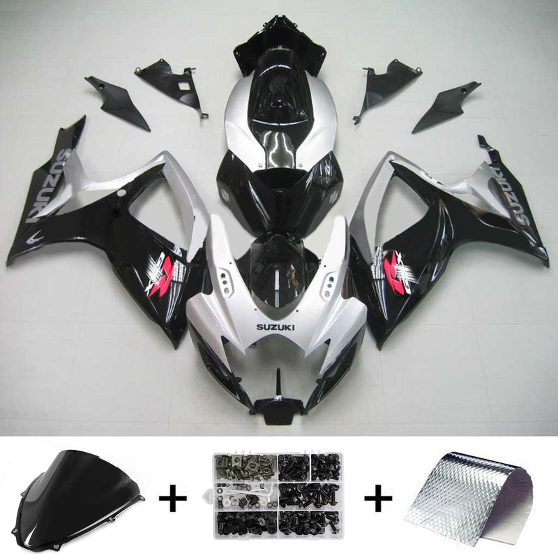 2006-2007 K6 Suzuki GSXR 600/750 kit de carenado de inyección cuerpo plástico